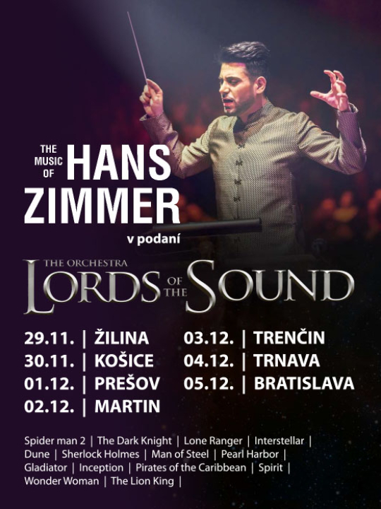 LORDS OF THE SOUND s programom "The Music Of Hans Zimmer"