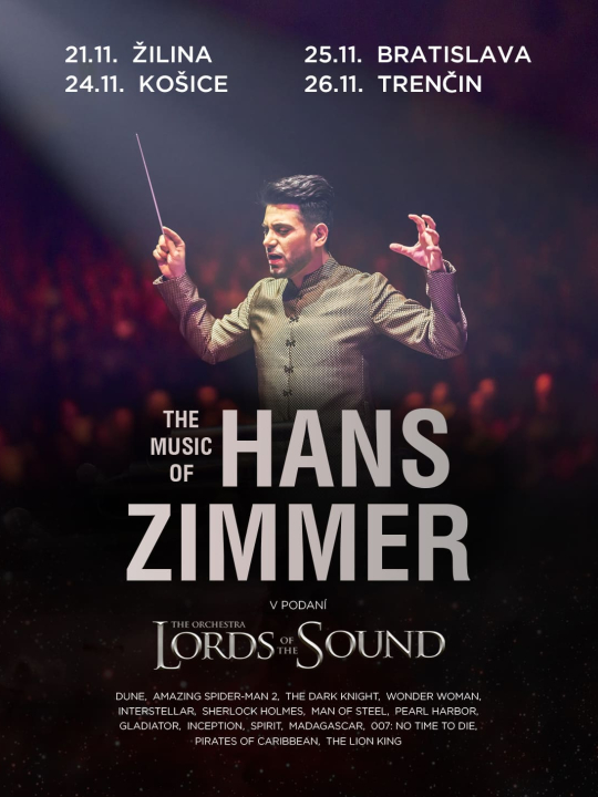 LORDS OF THE SOUND s programom "The Music Of Hans Zimmer"